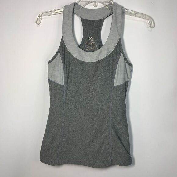 MPG Women's Stretchable Racerback Athletic Top Tanks Gray Size Small - Picture 1 of 10